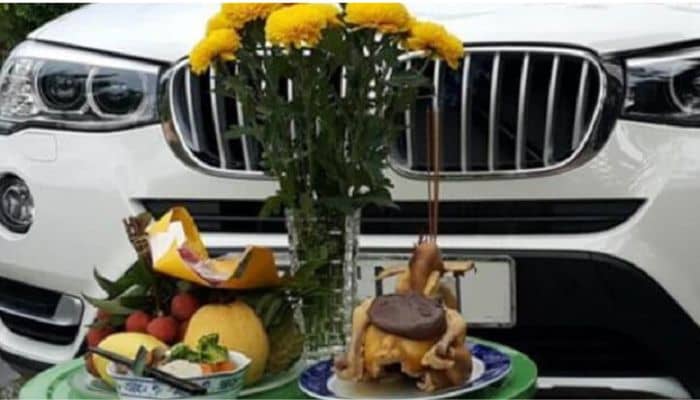 Lễ vật cúng ô tô mới Lễ vật cúng ô tô mới
