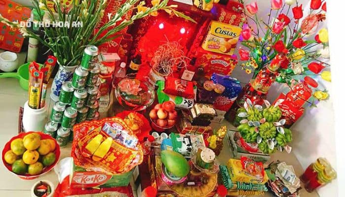 Mâm lễ xin bỏ bàn thờ Thần Tài gồm những gì Mâm lễ xin bỏ bàn thờ Thần Tài gồm những gì