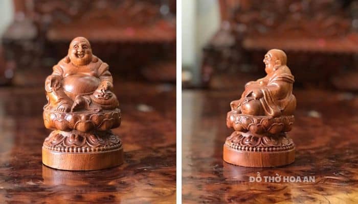 Tượng Phật Di Lặc bằng gỗ gõ đỏ Tượng Phật Di Lặc bằng gỗ gõ đỏ