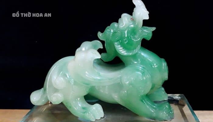 Linh vật Tỳ Hưu làm từ các loại đá quý thiên nhiên